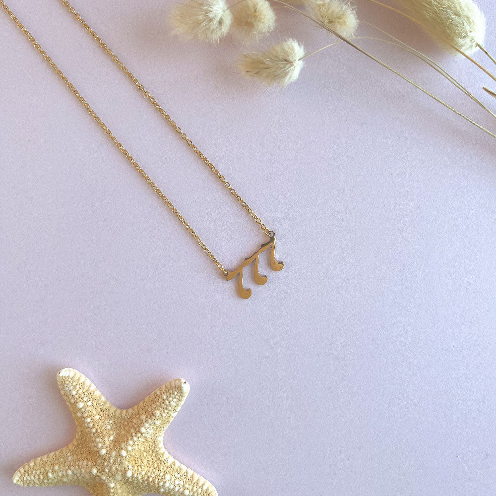 777 angel number ketting