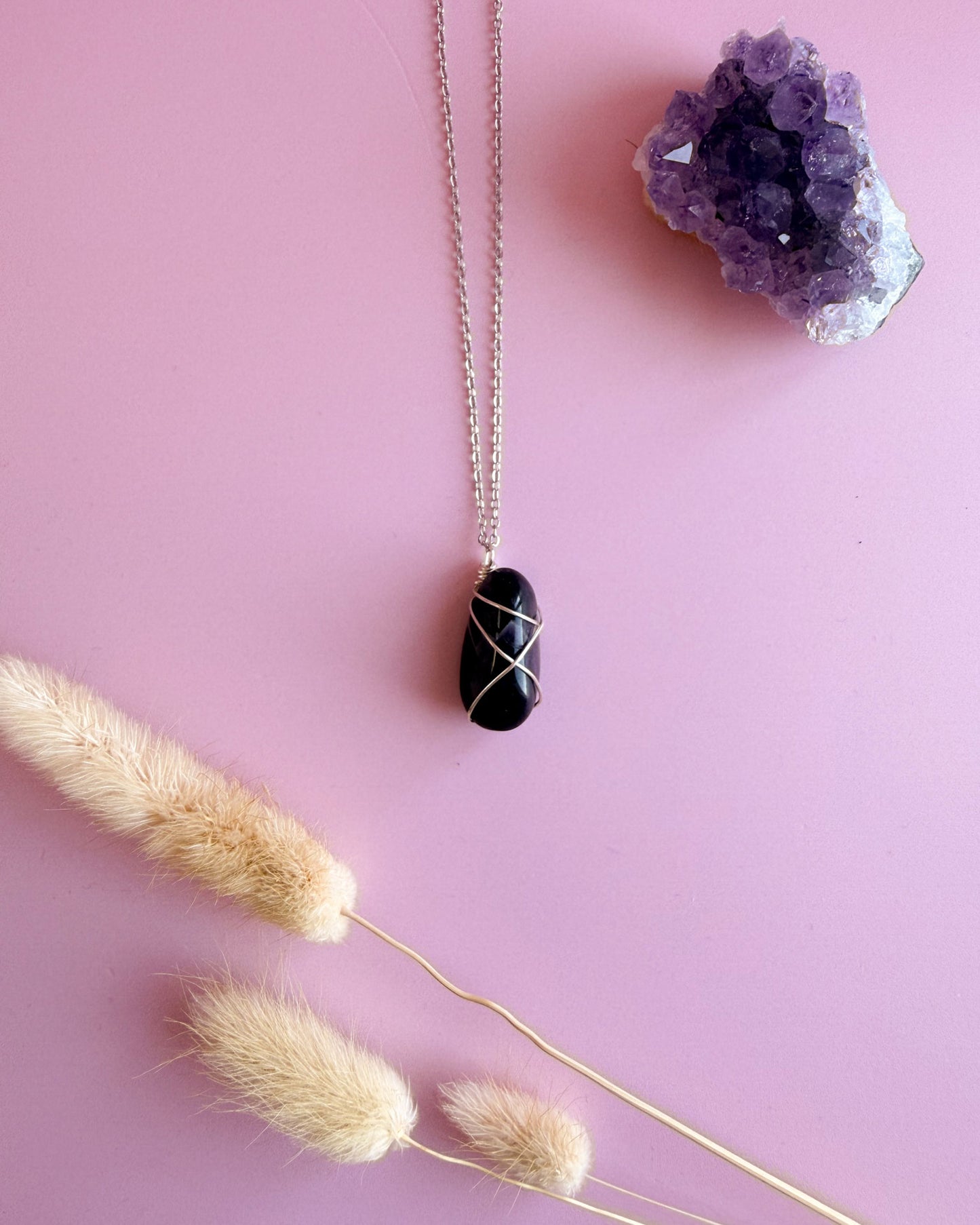 Amethist- zilver (one of a kind)