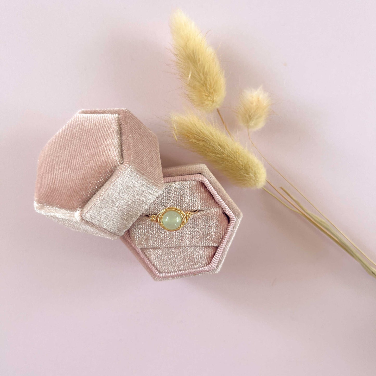 Aventurijn ring goud