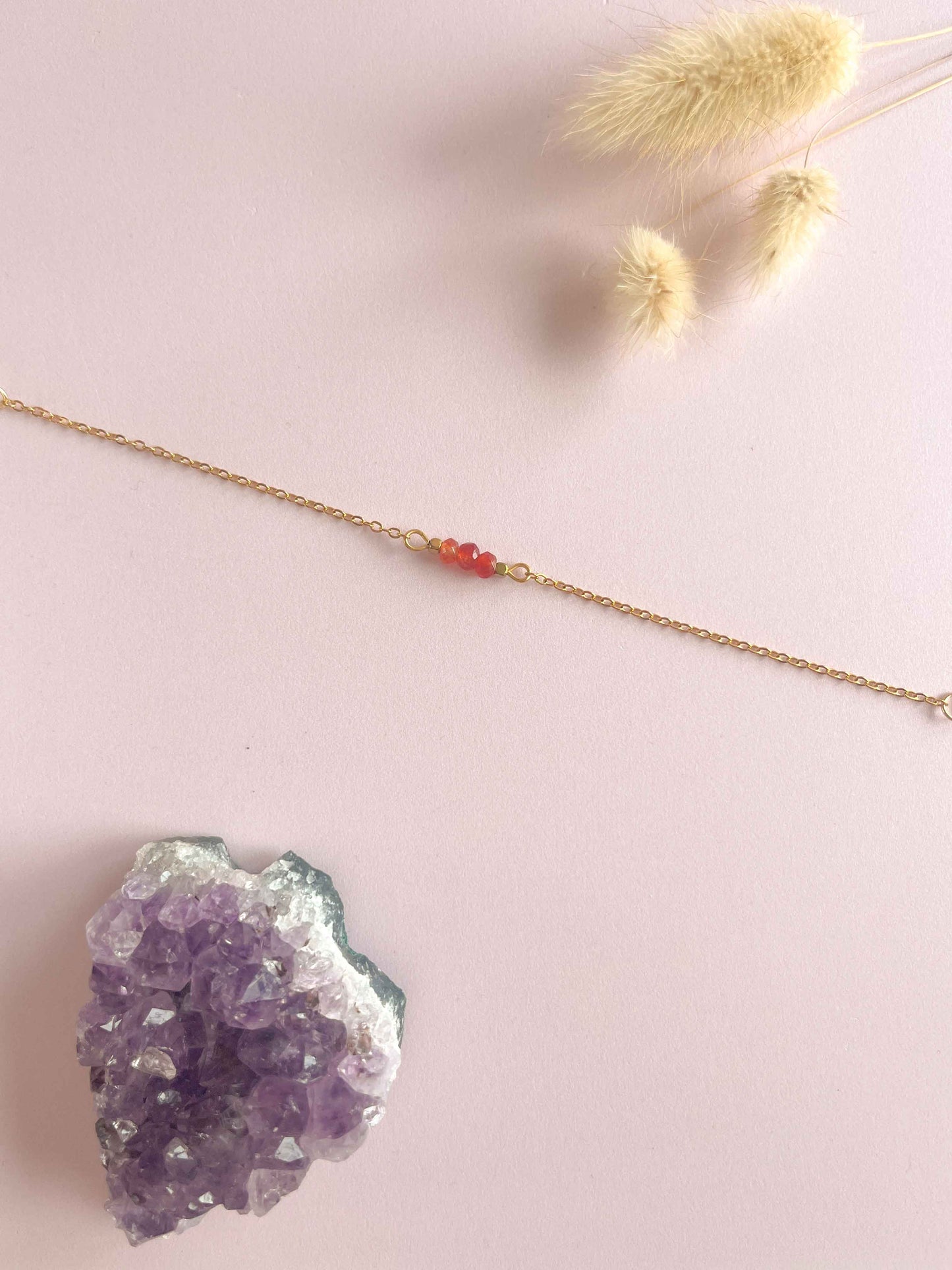 Siena armband zonnesteen - goud