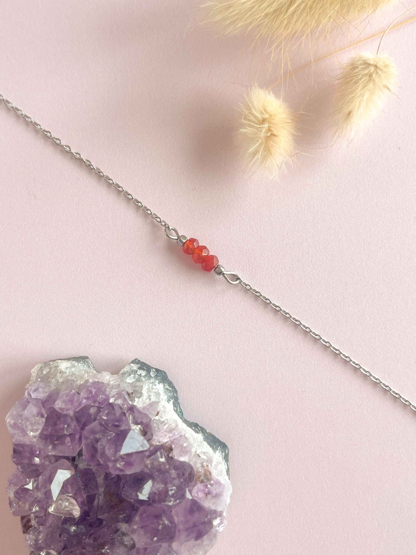 Siena armband zonnesteen - zilver