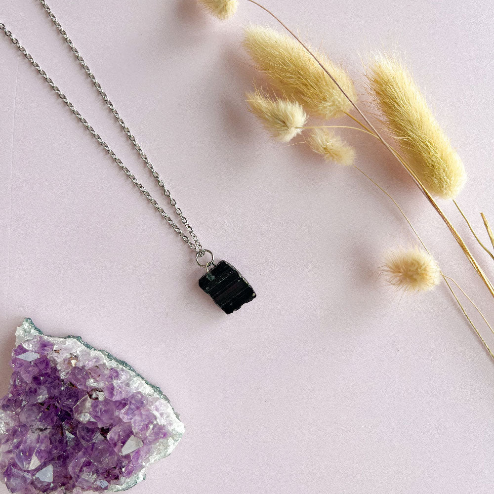Toermalijn ketting - zilver (one of a kind)