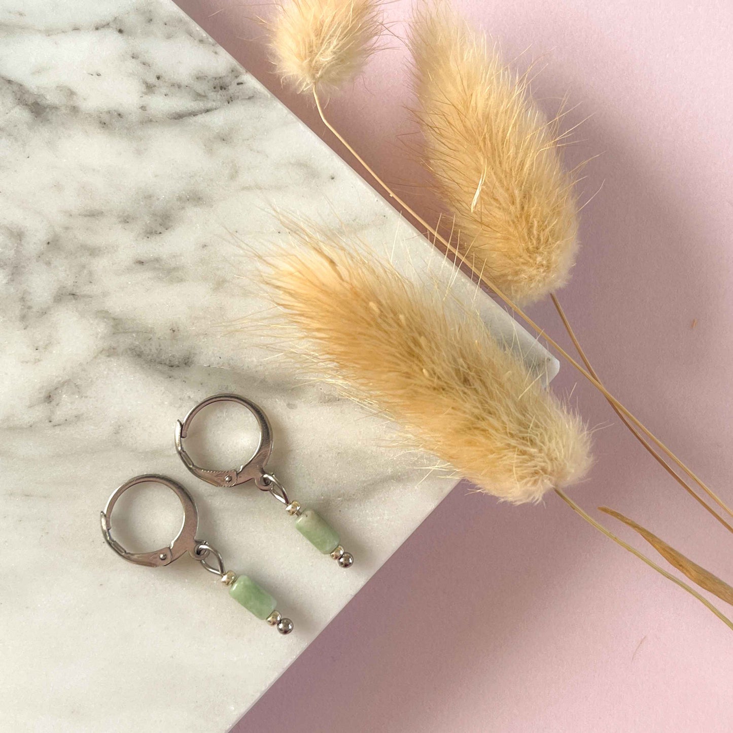 Serpentijn oorbellen