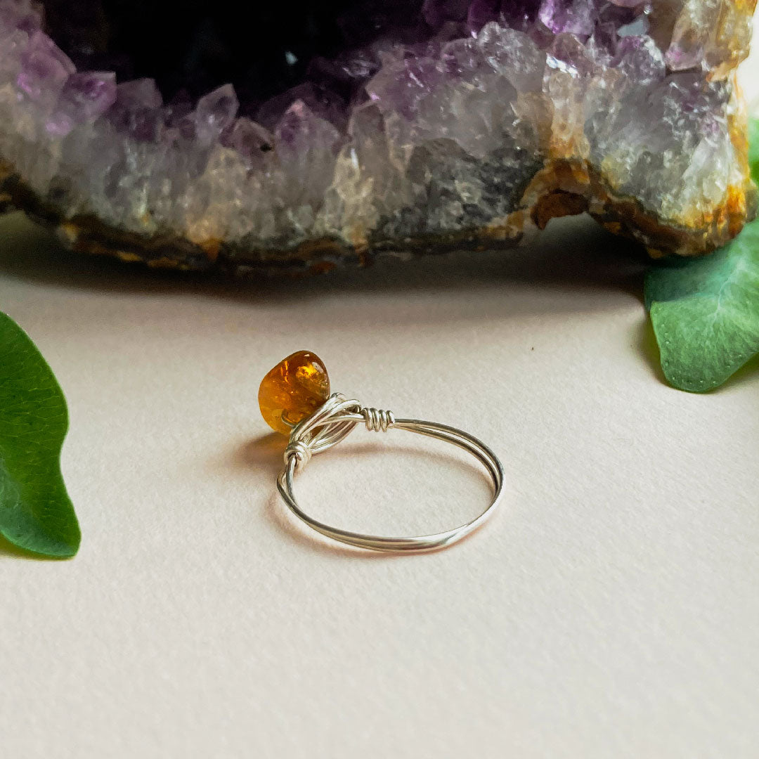 Citrien wire ring