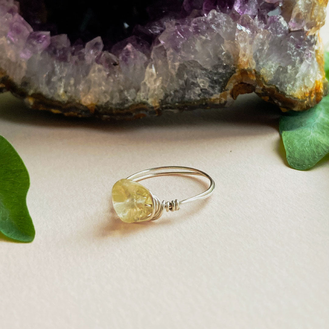 Citrien wire ring