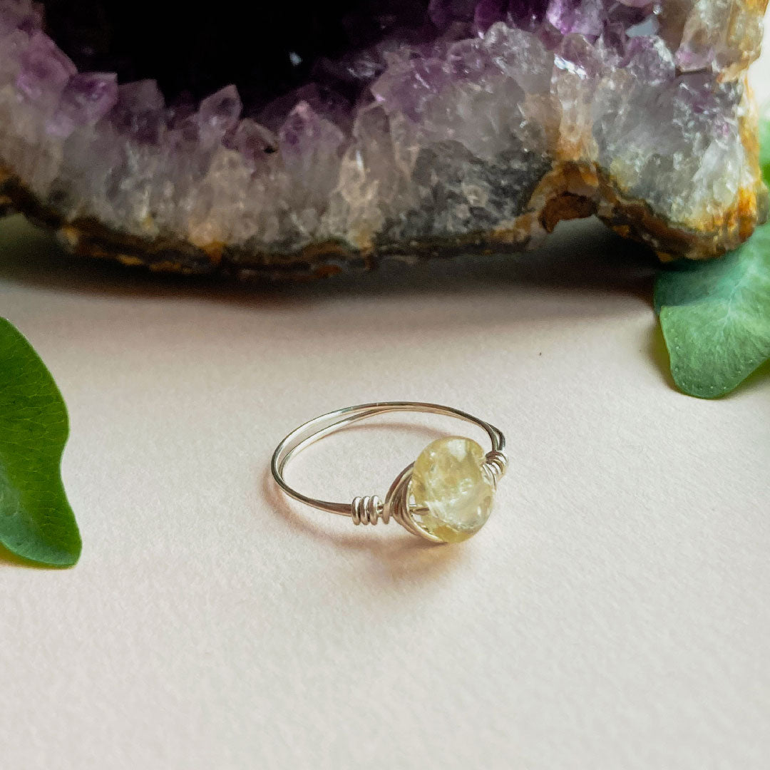 Citrien wire ring