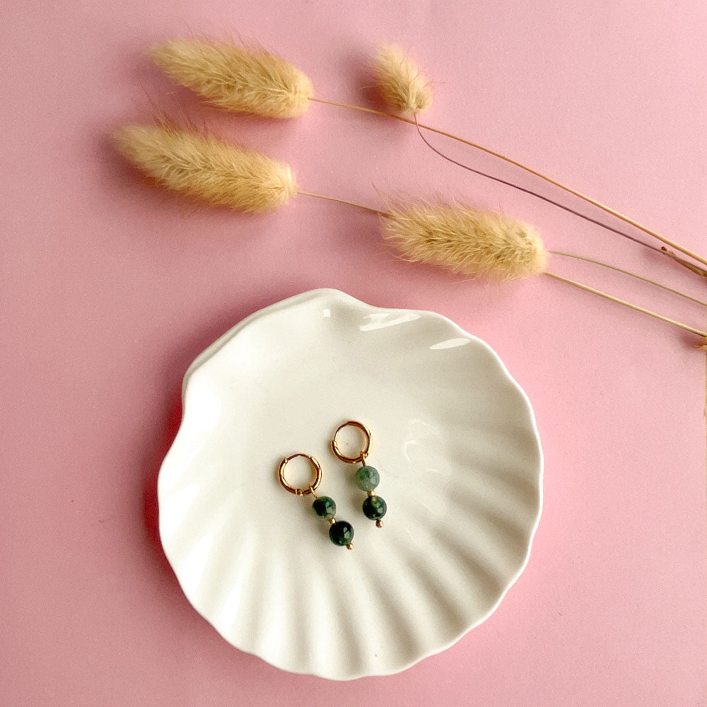 Mosagaat duo oorbellen