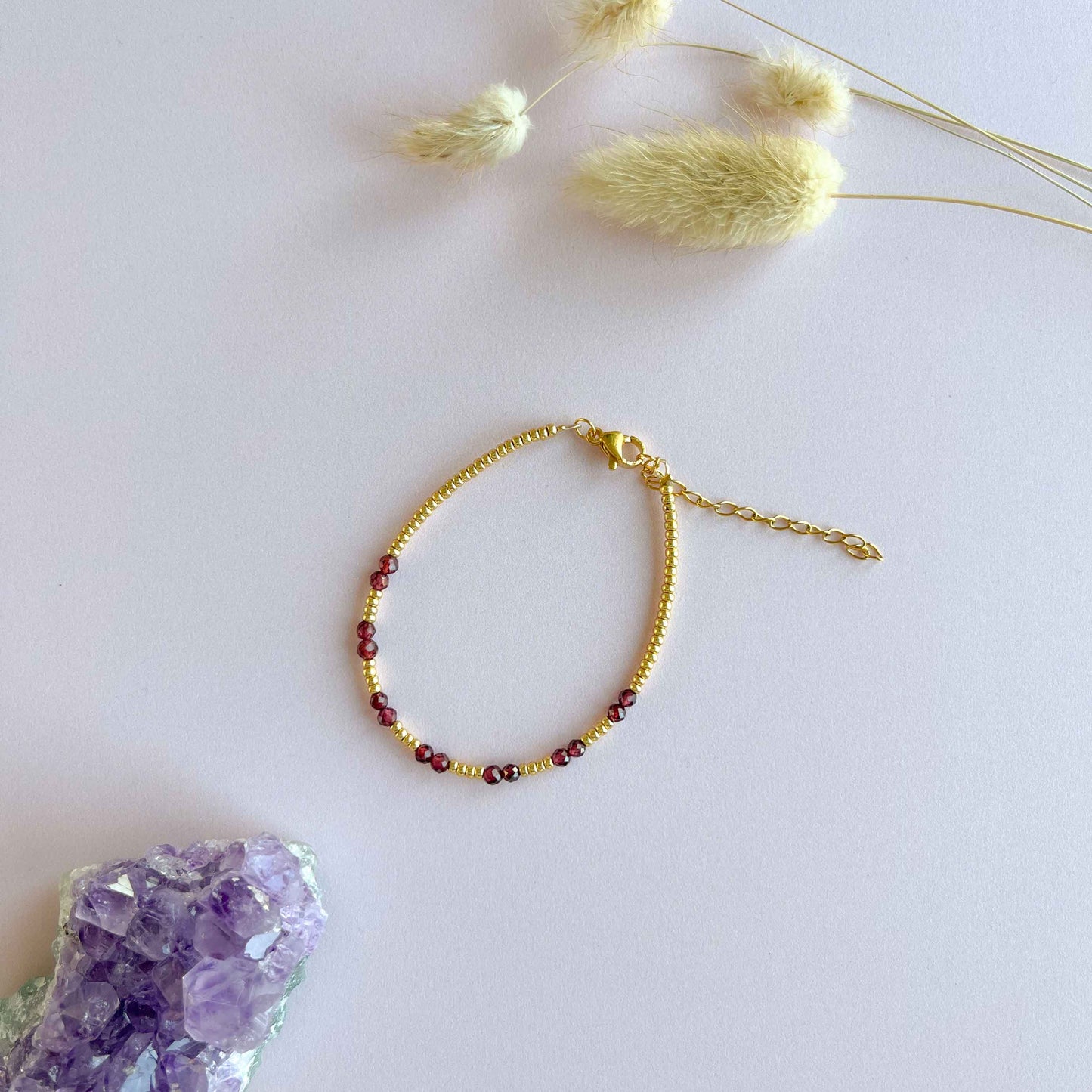 Granaat duo armband