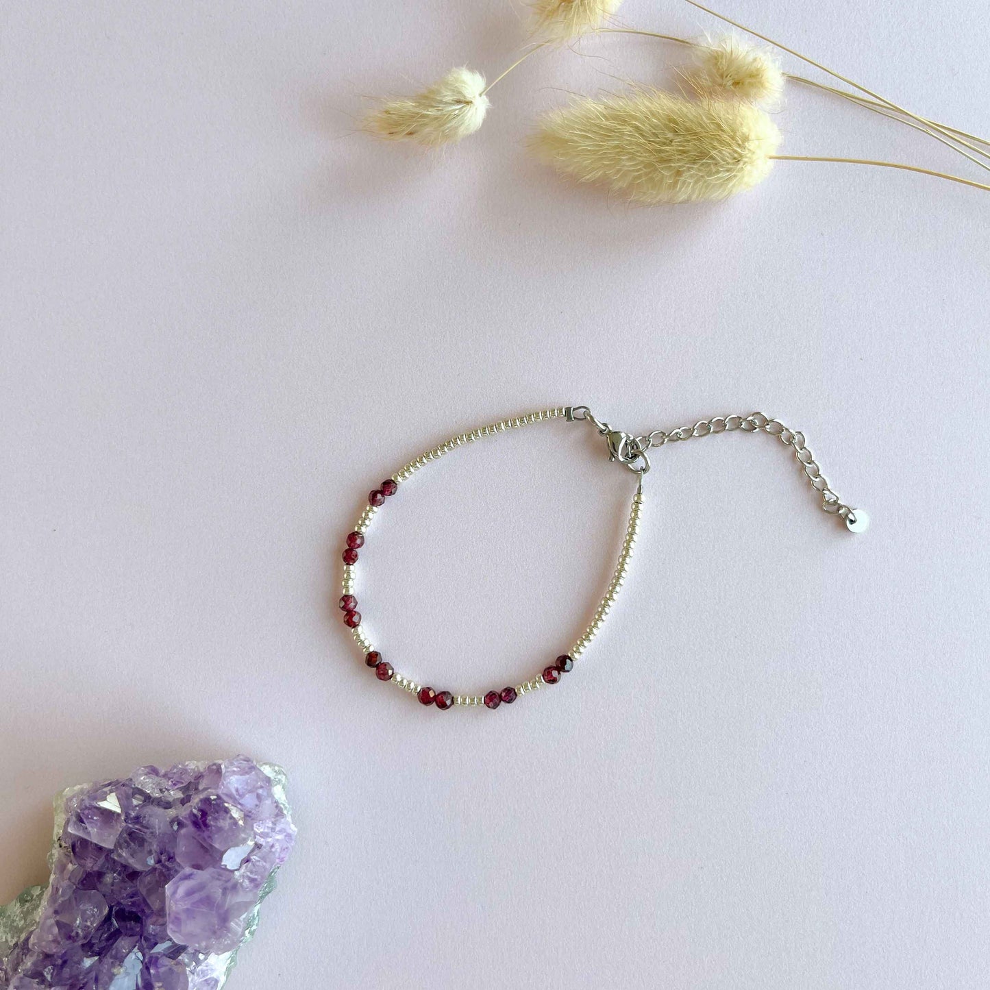 Granaat duo armband