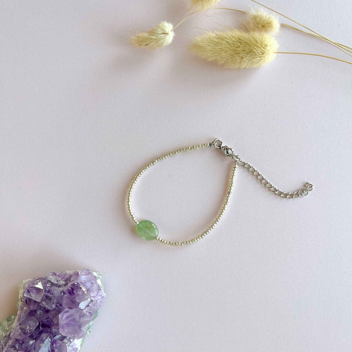 Aventurijn ovaal armband