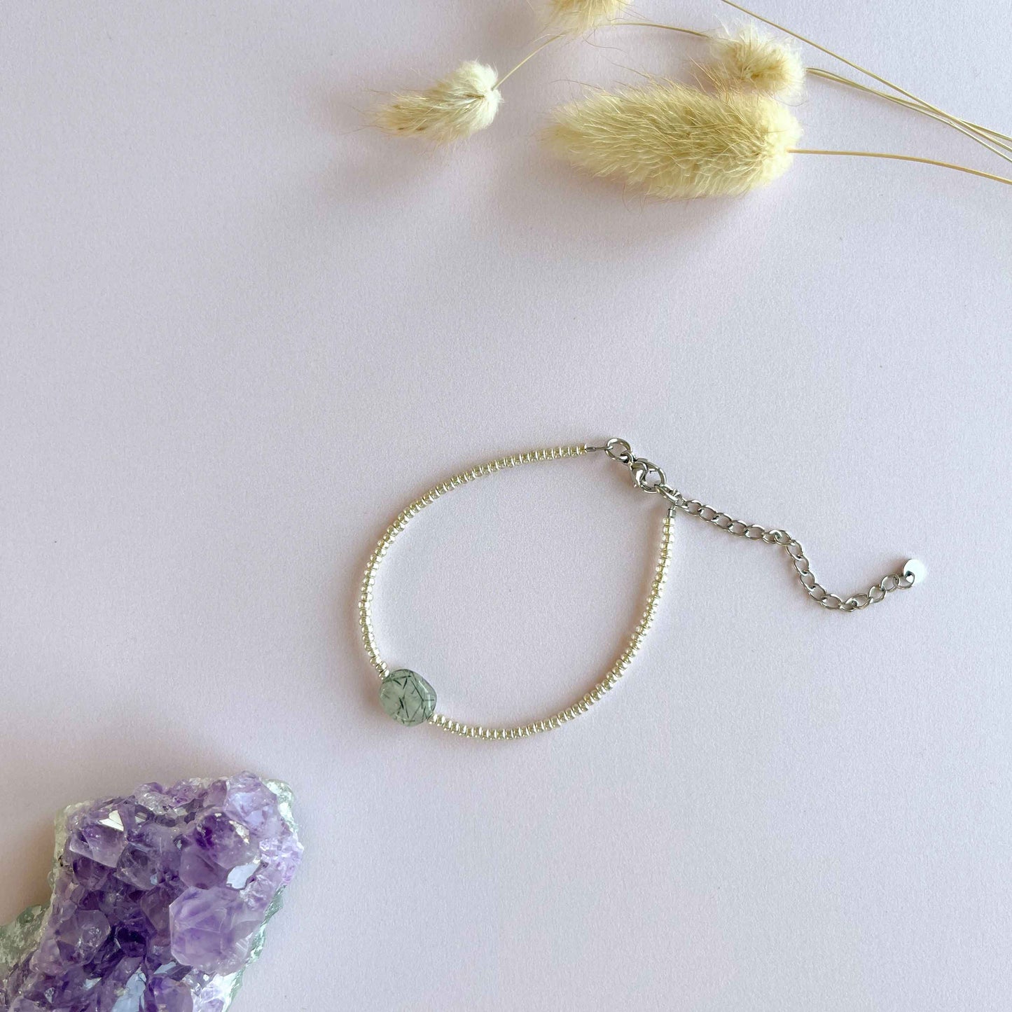 Toermalijn kwarts ovaal armband