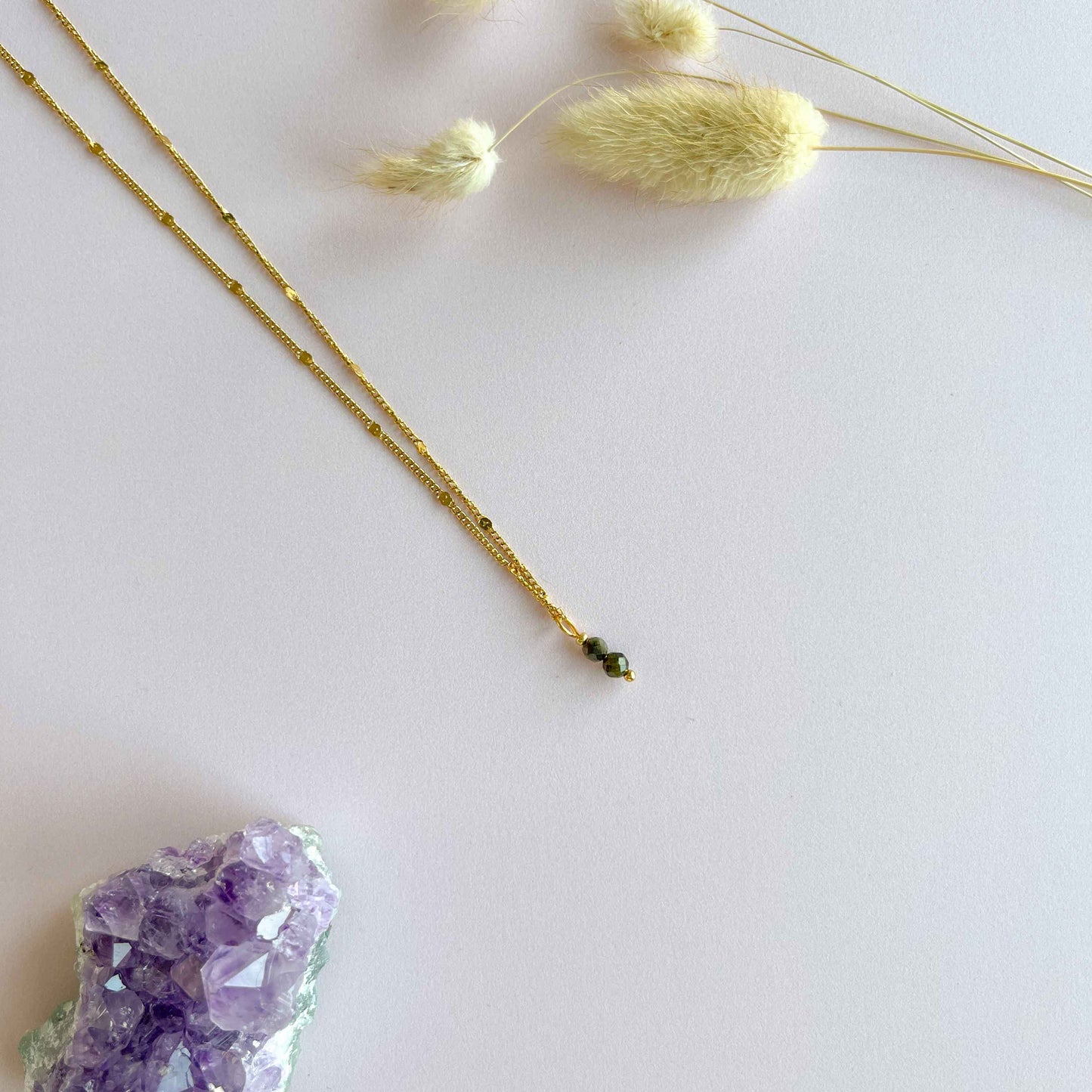 Tiny toermalijn ketting