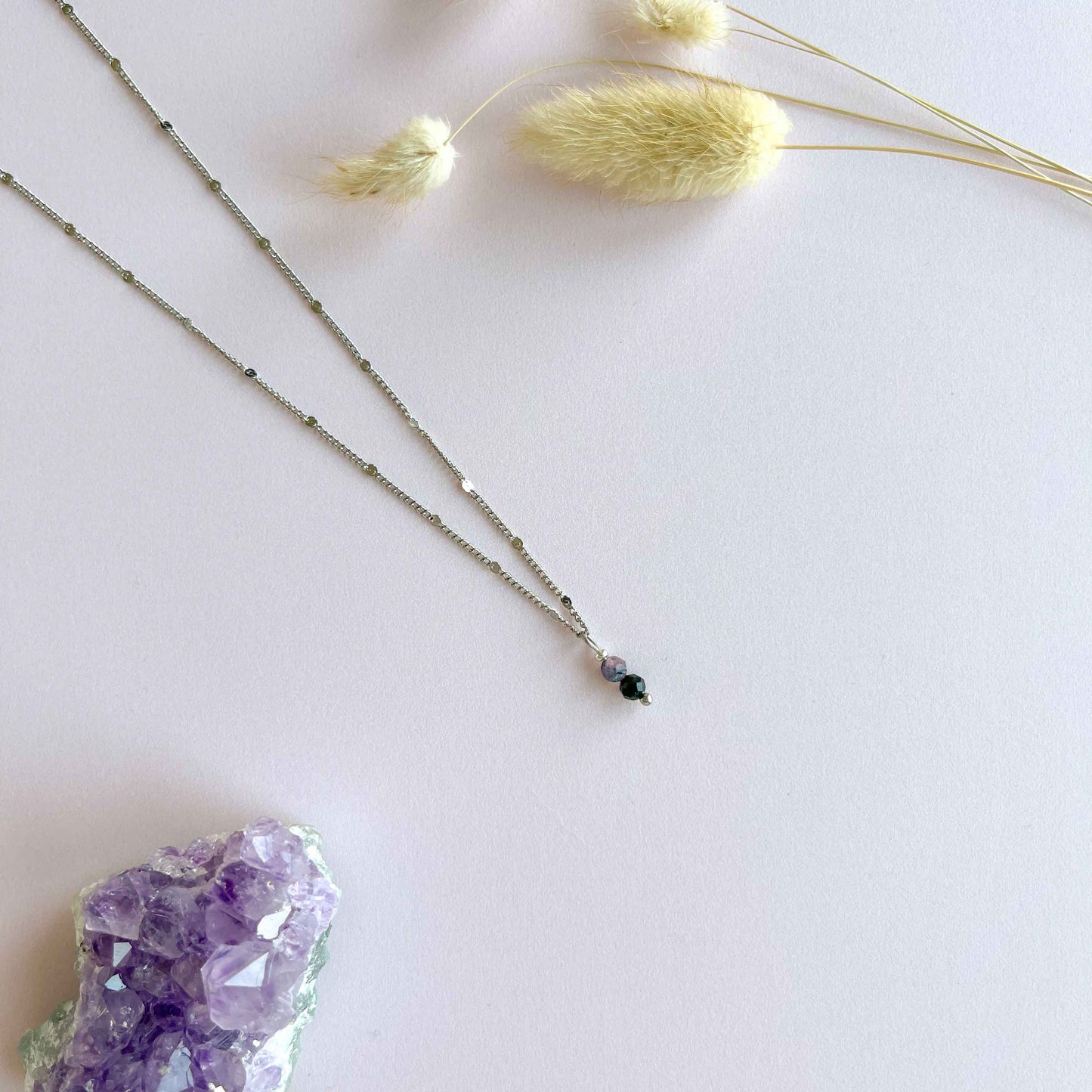 Tiny toermalijn ketting