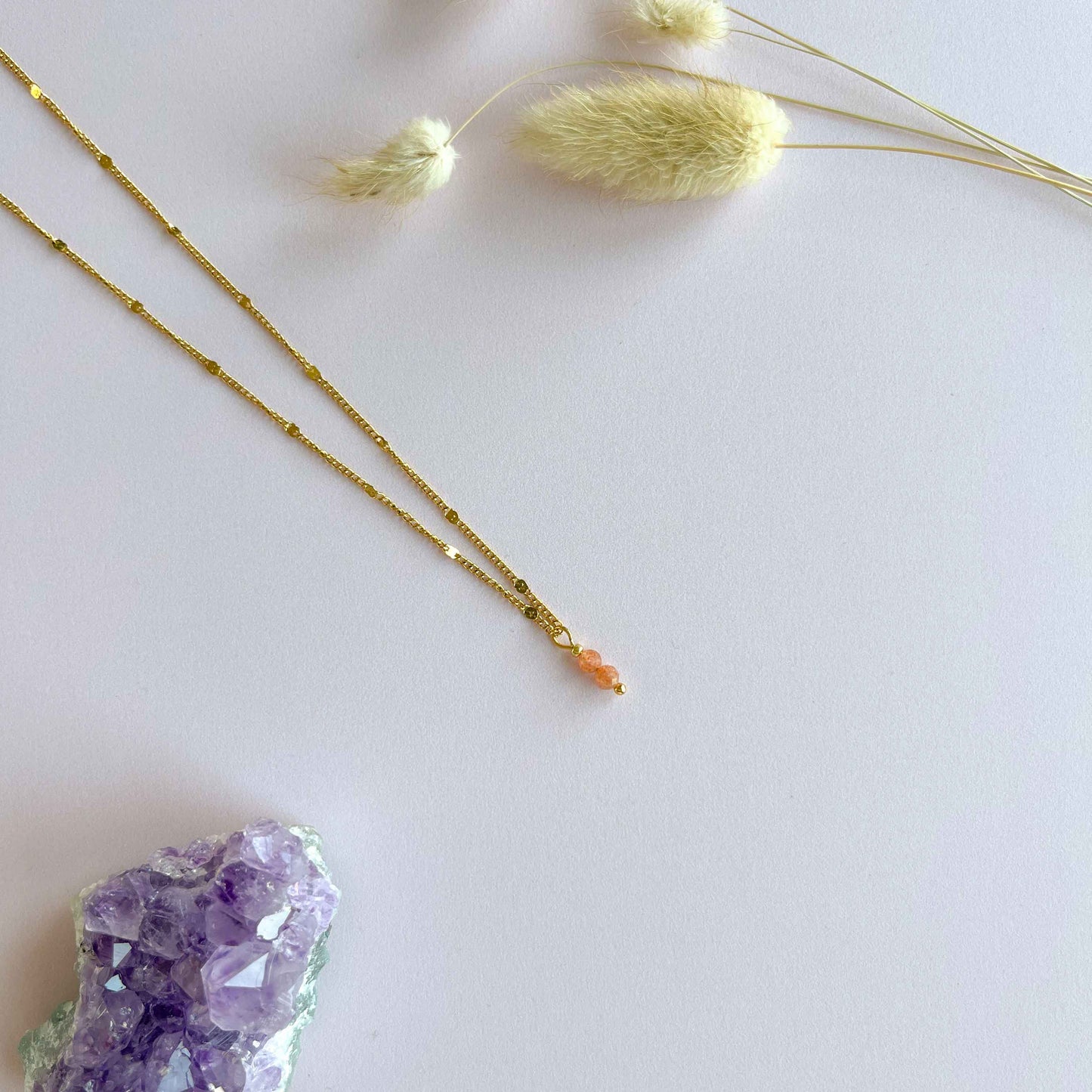 Tiny zonnesteen ketting