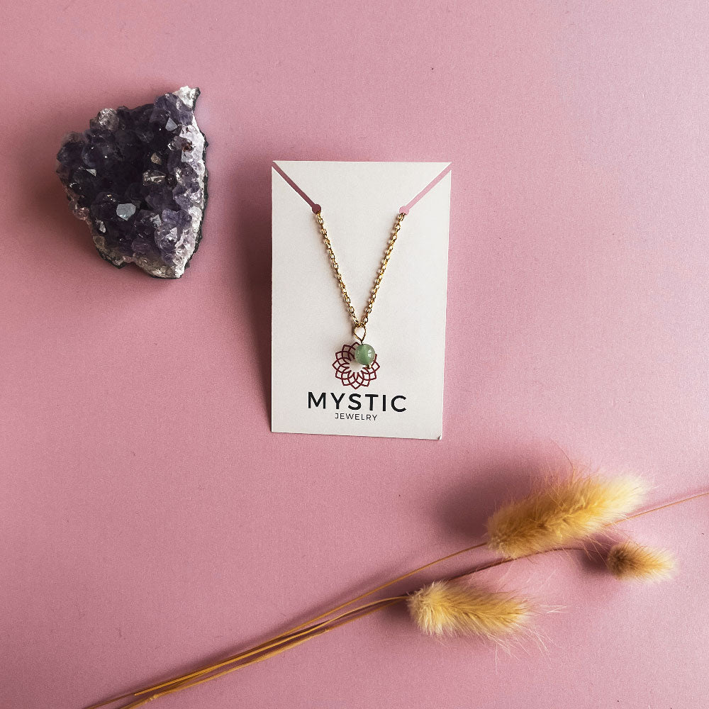 Single aventurijn ketting