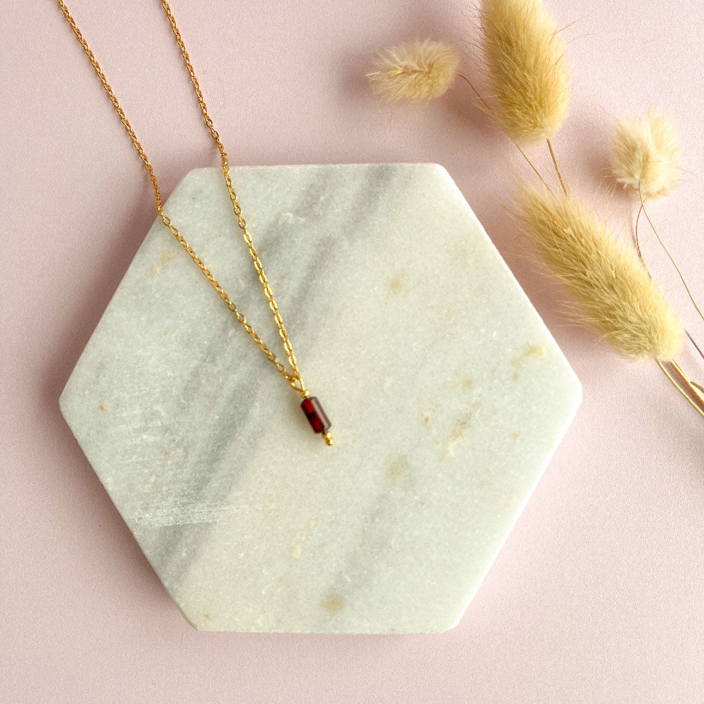 Rode jaspis ketting