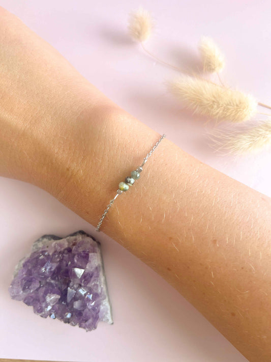 Siena armband afrikaanse turqouise - zilver