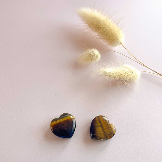 Tijgeroog hart – 2 cm