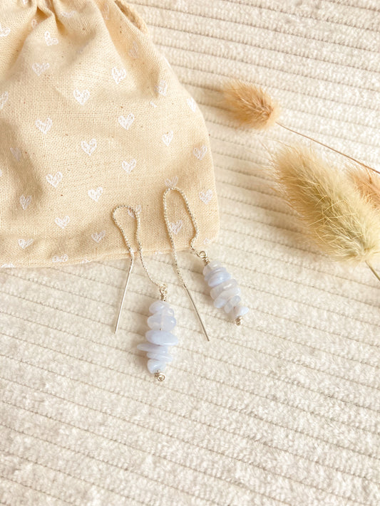 Blue lace agaat earthreader