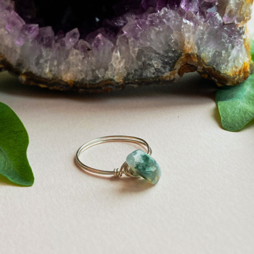Mosagaat wire ring