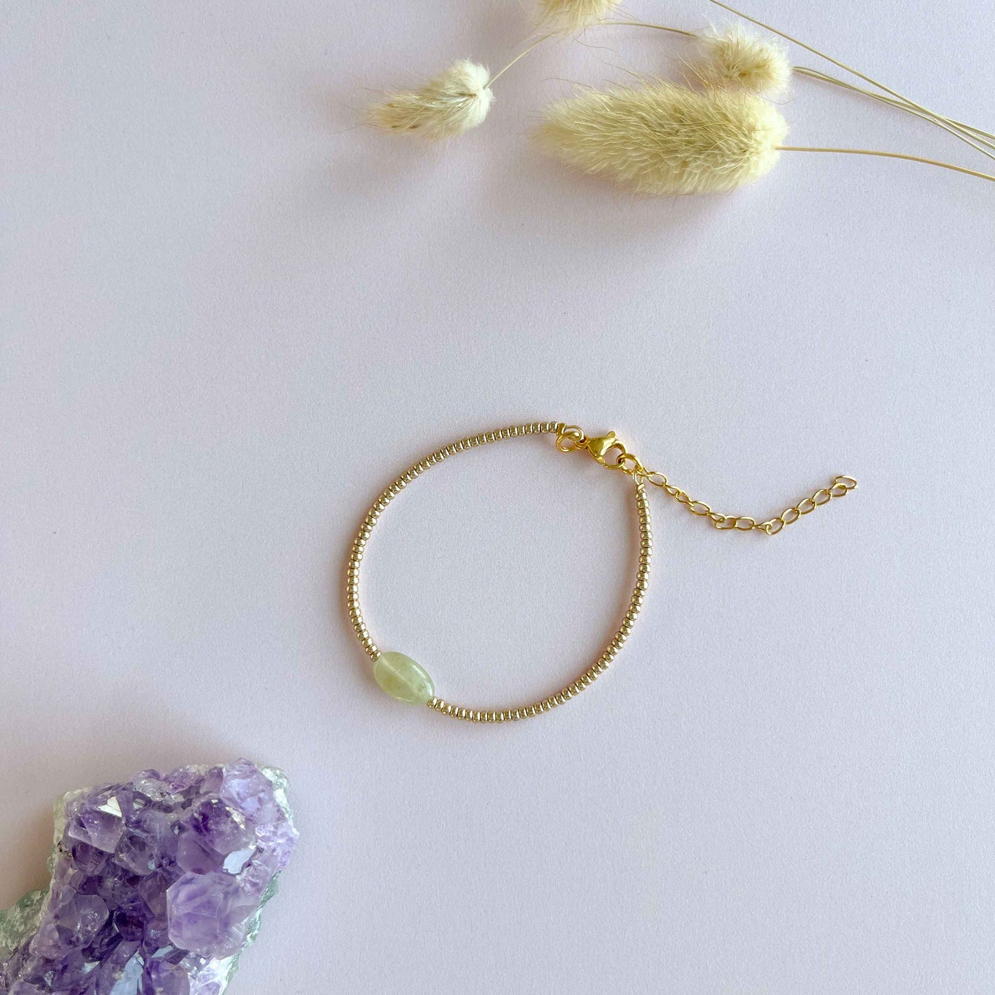 Aventurijn ovaal armband