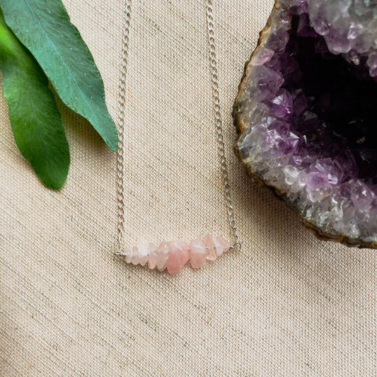 Rozenkwarts ketting