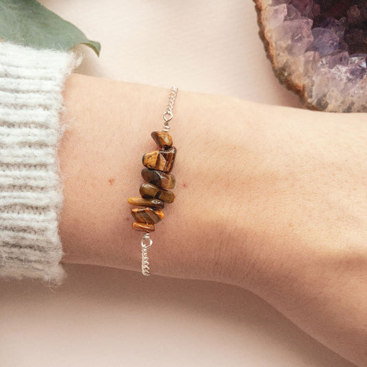 Tijgeroog armband